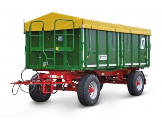 2-axle trailers Kröger with 3-way tipping